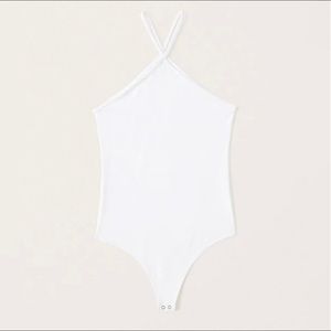 Abercrombie Seamless Fabric Halter Bodysuit
